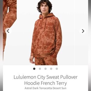Lululemon City Sweat Hoodie French Terry Astral Dark Terracotta Desert Sun